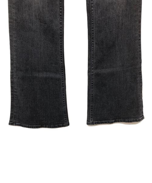 YANUK（ヤヌーク）YANUK (ヤヌーク) ブーツカットデニムパンツ ブラック サイズ:21の古着・服飾アイテム