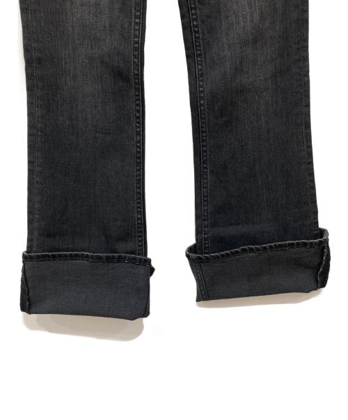 YANUK（ヤヌーク）YANUK (ヤヌーク) ブーツカットデニムパンツ ブラック サイズ:21の古着・服飾アイテム