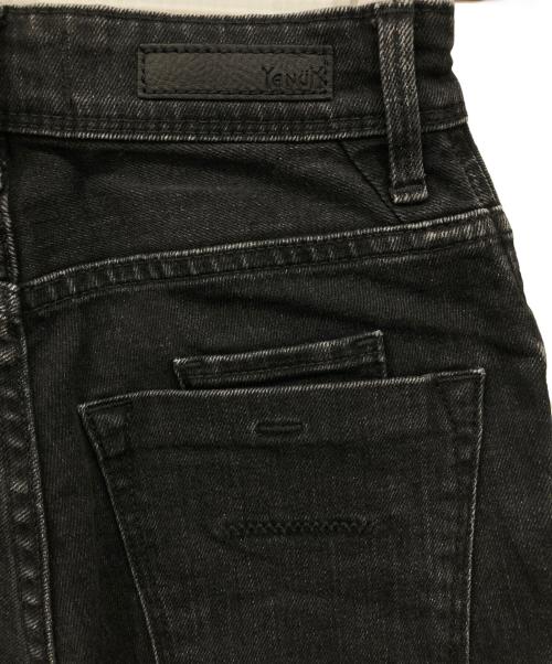 YANUK（ヤヌーク）YANUK (ヤヌーク) ブーツカットデニムパンツ ブラック サイズ:21の古着・服飾アイテム