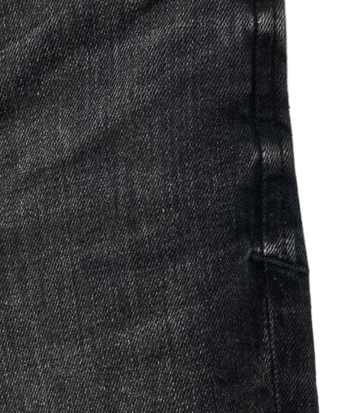 YANUK（ヤヌーク）YANUK (ヤヌーク) ブーツカットデニムパンツ ブラック サイズ:21の古着・服飾アイテム