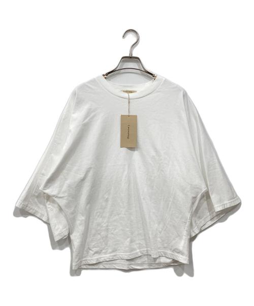 Curensology（カレンソロジー）Curensology (カレンソロジー) CLC ドルマンナローTシャツ ホワイト サイズ:Free 未使用品の古着・服飾アイテム