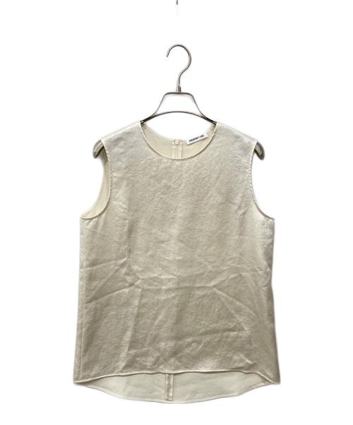 EVERYDAY I LIKE.（エヴリデイ アイ ライク）EVERYDAY I LIKE. (エヴリデイ アイ ライク) Minimal Satin ブラウス アイボリー サイズ:Freeの古着・服飾アイテム
