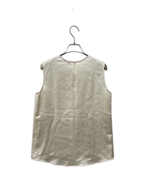 EVERYDAY I LIKE.（エヴリデイ アイ ライク）EVERYDAY I LIKE. (エヴリデイ アイ ライク) Minimal Satin ブラウス アイボリー サイズ:Freeの古着・服飾アイテム