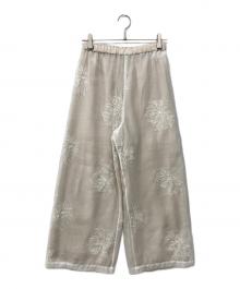 JOURNAL STANDARD（ジャーナルスタンダード）の古着「シアーレースレイヤードパンツ」｜アイボリー