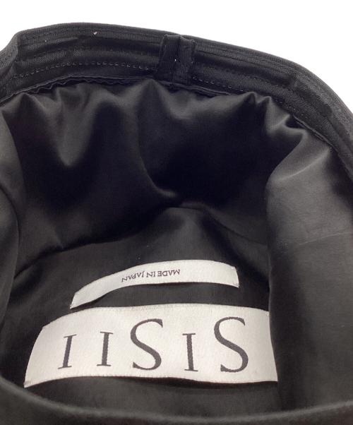 sisii（シシ）sisii (シシ) レザーバケットハット ブラックの古着・服飾アイテム