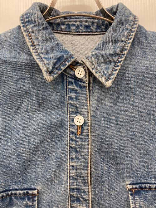BABYLONE（バビロン）BABYLONE (バビロン) デニムビッグシャツ インディゴ サイズ:Freeの古着・服飾アイテム