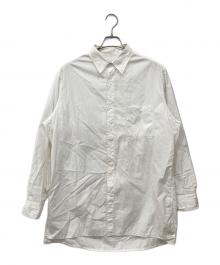 Yohji Yamamoto pour homme（ヨウジヤマモト プールオム）の古着「チェーンステッチビッグシャツ」｜ホワイト