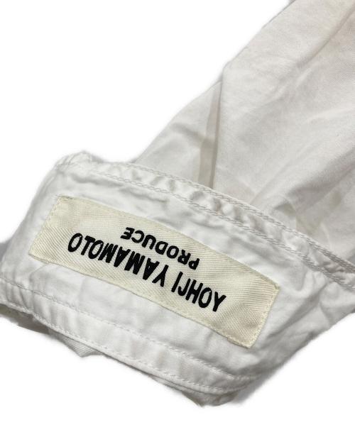 Yohji Yamamoto pour homme（ヨウジヤマモト プールオム）Yohji Yamamoto pour homme (ヨウジヤマモト プールオム) チェーンステッチビッグシャツ ホワイト サイズ:2の古着・服飾アイテム