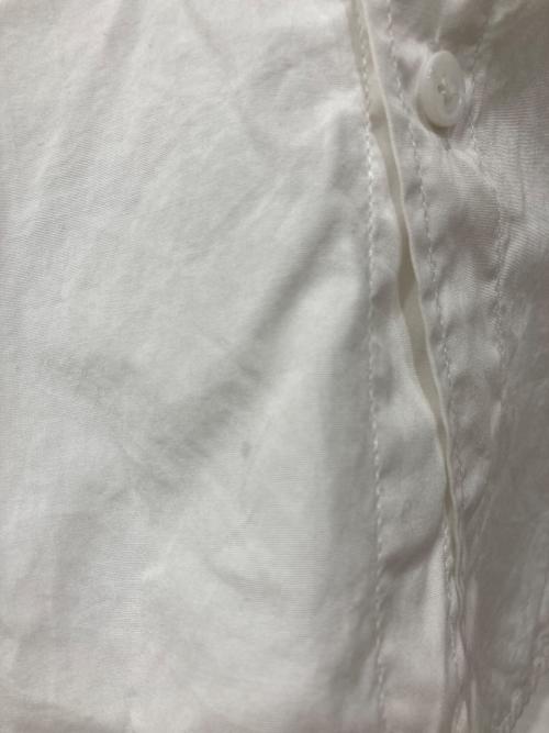 Yohji Yamamoto pour homme（ヨウジヤマモト プールオム）Yohji Yamamoto pour homme (ヨウジヤマモト プールオム) チェーンステッチビッグシャツ ホワイト サイズ:2の古着・服飾アイテム