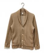Seagreenシーグリーン）の古着「ショールカラーカーディガン」｜ベージュ