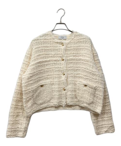SLOBE IENA（スローブ イエナ）SLOBE IENA (スローブ イエナ) ニットジャケット アイボリー サイズ:Freeの古着・服飾アイテム