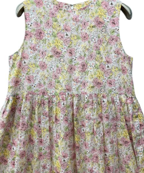 OBLI（オブリ）OBLI (オブリ) フラワーティアードワンピース ピンク×イエロー サイズ:1の古着・服飾アイテム