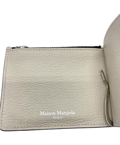 Maison Margiela（メゾンマルジェラ）Maison Margiela (メゾンマルジェラ) トリフォールド マネークリップ ウォレット アイボリーの古着・服飾アイテム