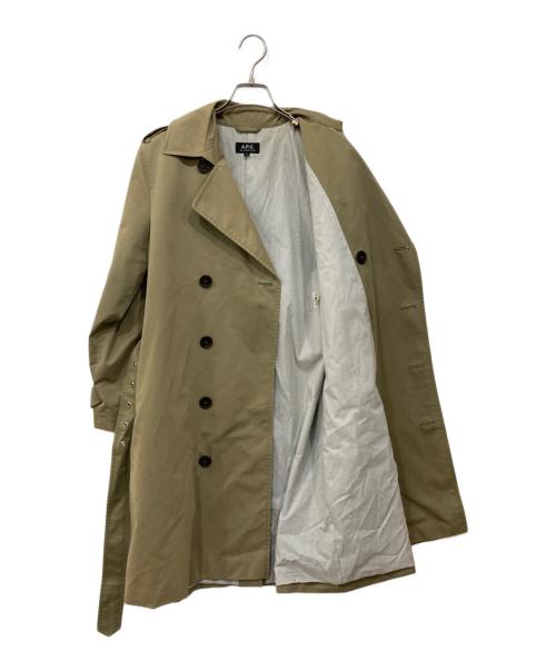 A.P.C.（アーペーセー）A.P.C. (アーペーセー) トレンチコート ベージュ サイズ:36の古着・服飾アイテム