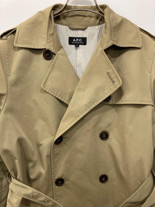 A.P.C.（アーペーセー）A.P.C. (アーペーセー) トレンチコート ベージュ サイズ:36の古着・服飾アイテム