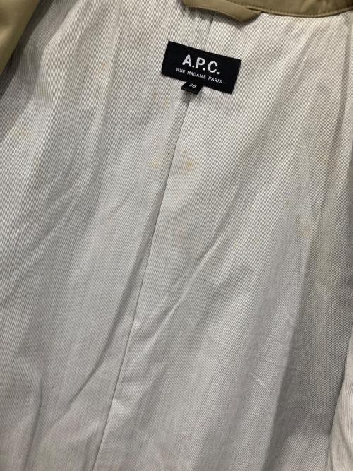A.P.C.（アーペーセー）A.P.C. (アーペーセー) トレンチコート ベージュ サイズ:36の古着・服飾アイテム