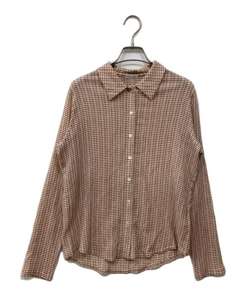 STEVEN ALAN（スティーブンアラン）STEVEN ALAN (スティーブンアラン) チェックシャツ ベージュ サイズ:Freeの古着・服飾アイテム