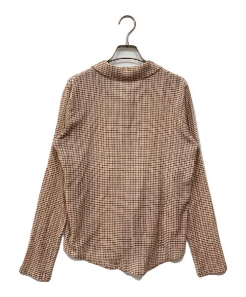 STEVEN ALAN（スティーブンアラン）STEVEN ALAN (スティーブンアラン) チェックシャツ ベージュ サイズ:Freeの古着・服飾アイテム