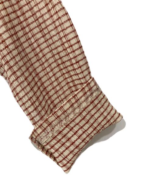 STEVEN ALAN（スティーブンアラン）STEVEN ALAN (スティーブンアラン) チェックシャツ ベージュ サイズ:Freeの古着・服飾アイテム