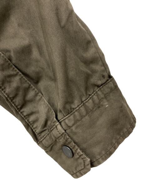 AVIREX（アヴィレックス）AVIREX (アヴィレックス) マテリアル コンビ ミリタリー ジャケット カーキ サイズ:XLの古着・服飾アイテム