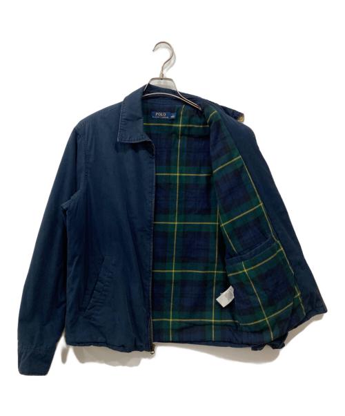 POLO RALPH LAUREN（ポロ・ラルフローレン）POLO RALPH LAUREN (ポロ・ラルフローレン) スイングトップ ネイビー サイズ:Sの古着・服飾アイテム