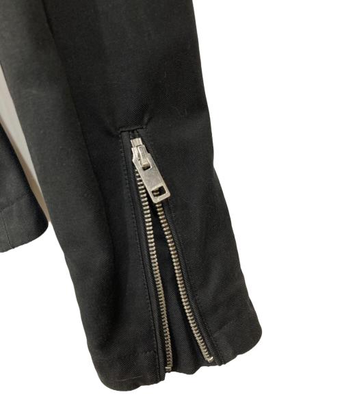 DIESEL（ディーゼル）DIESEL (ディーゼル) シングルライダースジャケット ブラック×ベージュ サイズ:Mの古着・服飾アイテム