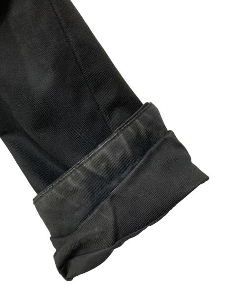 DIESEL（ディーゼル）DIESEL (ディーゼル) シングルライダースジャケット ブラック×ベージュ サイズ:Mの古着・服飾アイテム