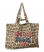 YOUNG & OLSEN The DRYGOODS STOREヤングアンドオルセン ザ ドライグッズストア）の古着「トートバッグ」｜ホワイト×ブラウン