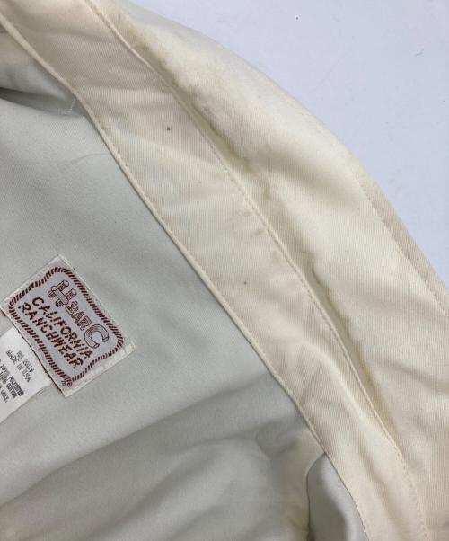 H BAR C（エイチバーシー）H BAR C (エイチバーシー) ウエスタンシャツ インディゴ×アイボリー サイズ:15の古着・服飾アイテム