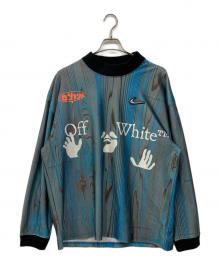 NIKE×OFFWHITE（ナイキ×オフホワイト）の古着「NRG CL ジャージ S/S トップ」｜ブルー