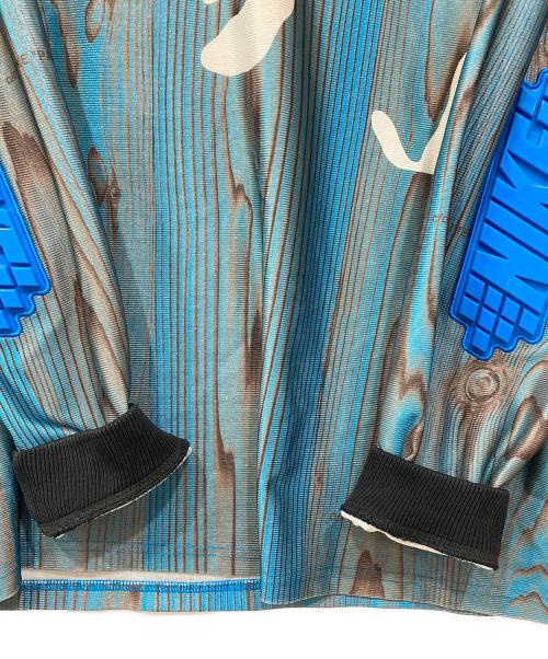 NIKE（ナイキ）NIKE (ナイキ) OFFWHITE (オフホワイト) NRG CL ジャージ S/S トップ ブルー サイズ:XLの古着・服飾アイテム