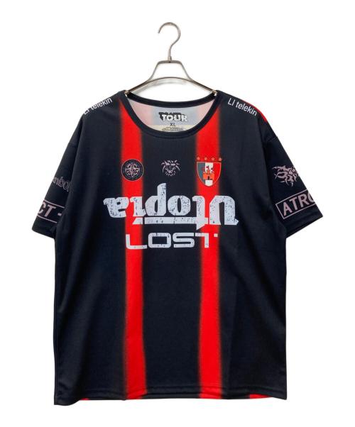 TOUR（ツアー）TOUR (ツアー) cactus jack (カクタス・ジャック) ゲームシャツ ブラック サイズ:XLの古着・服飾アイテム