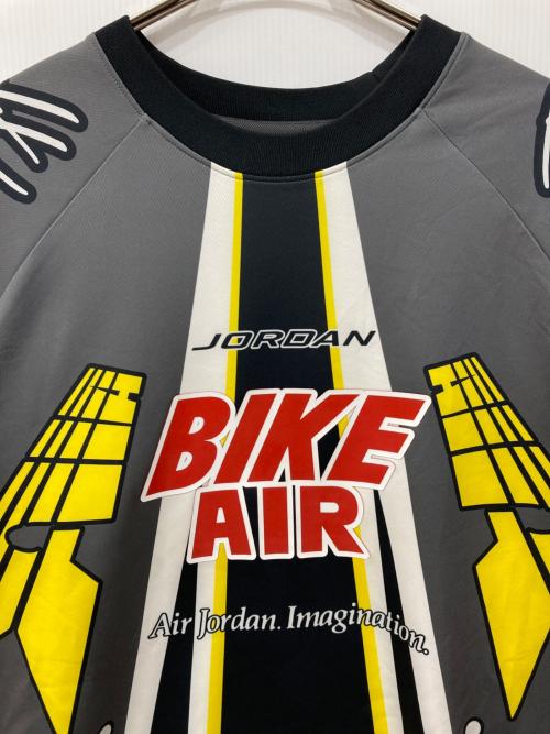 JORDAN（ジョーダン）JORDAN (ジョーダン) バイク ジャージーカットソー グレー サイズ:Lの古着・服飾アイテム