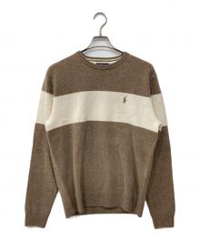 POLO RALPH LAUREN（ポロ・ラルフローレン）の古着「ウールニット」｜ベージュ