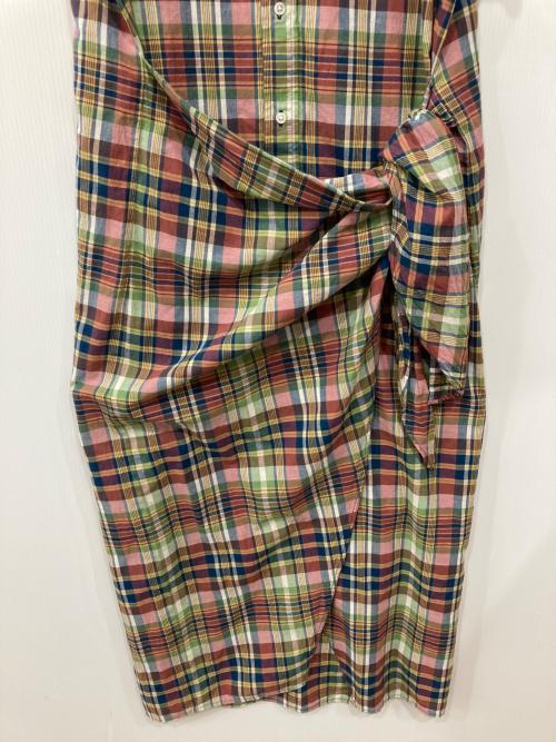 POLO RALPH LAUREN（ポロ・ラルフローレン）POLO RALPH LAUREN (ポロ・ラルフローレン) チェックシャツワンピース マルチカラー サイズ:6の古着・服飾アイテム