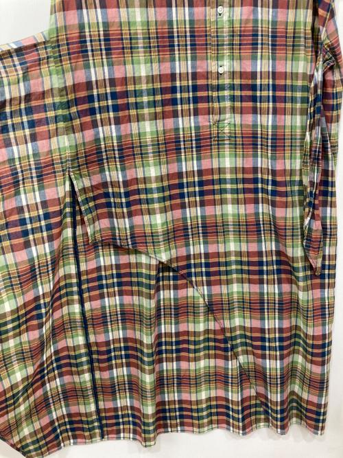 POLO RALPH LAUREN（ポロ・ラルフローレン）POLO RALPH LAUREN (ポロ・ラルフローレン) チェックシャツワンピース マルチカラー サイズ:6の古着・服飾アイテム