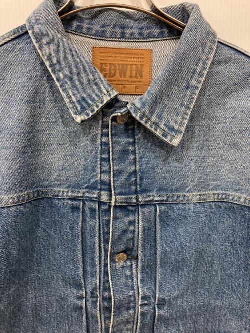 EDWIN（エドウィン）EDWIN (エドウィン) デニムトラッカージャケット インディゴ サイズ:XLの古着・服飾アイテム