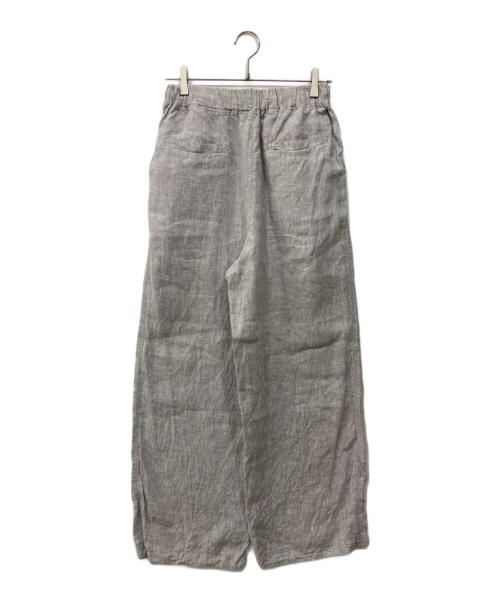 JOURNAL STANDARD relume（ジャーナルスタンダード レリューム）JOURNAL STANDARD relume (ジャーナルスタンダード レリューム) No.14フレンチリネンワイドイージーパンツ グレー サイズ:38の古着・服飾アイテム