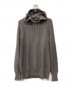 T by ALEXANDER WANGティーバイアレキサンダーワン）の古着「ニットパーカー」｜グレー