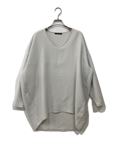 mizuiro-ind（ミズイロインド）mizuiro-ind (ミズイロインド) オーバーサイズブラウス ホワイト サイズ:Freeの古着・服飾アイテム