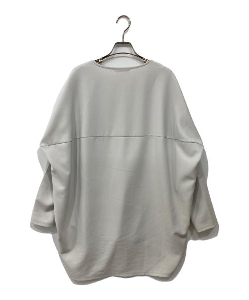 mizuiro-ind（ミズイロインド）mizuiro-ind (ミズイロインド) オーバーサイズブラウス ホワイト サイズ:Freeの古着・服飾アイテム