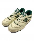 NEW BALANCE×Aime Leon Doreニューバランス×エメレオンドレ）の古着「スニーカー」｜アイボリー×グリーン