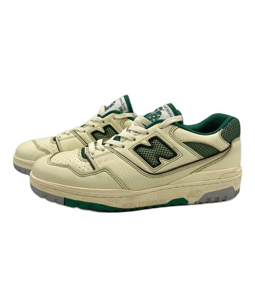 NEW BALANCE（ニューバランス）NEW BALANCE (ニューバランス) Aime Leon Dore (エメレオンドレ) スニーカー アイボリー×グリーン サイズ:27.5の古着・服飾アイテム