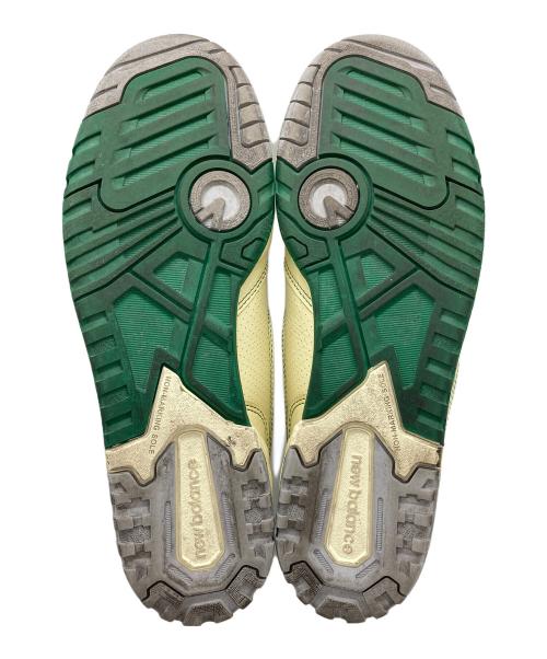 NEW BALANCE（ニューバランス）NEW BALANCE (ニューバランス) Aime Leon Dore (エメレオンドレ) スニーカー アイボリー×グリーン サイズ:27.5の古着・服飾アイテム