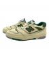 NEW BALANCE (ニューバランス) Aime Leon Dore (エメレオンドレ) スニーカー アイボリー×グリーン サイズ:27.5：10000円