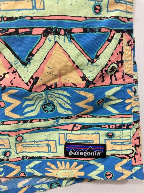 Patagonia（パタゴニア）Patagonia (パタゴニア) バギーショーツ ブルー×グリーン サイズ:Lの古着・服飾アイテム