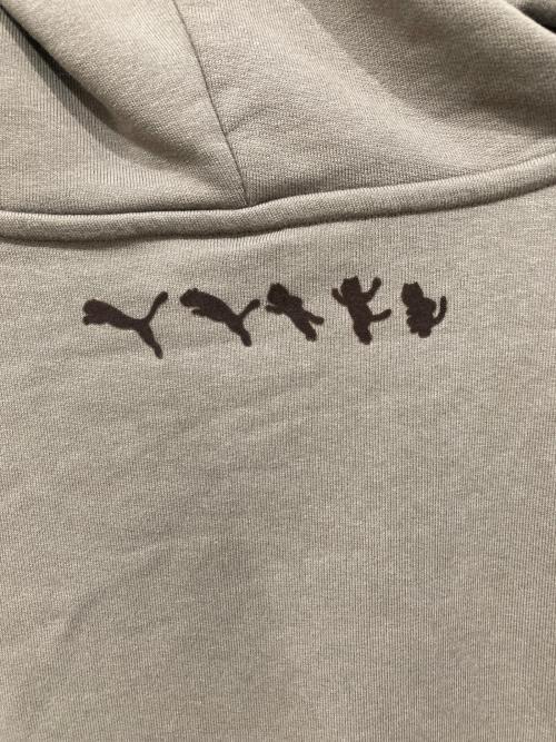 PUMA（プーマ）PUMA (プーマ) RIPNDIP (リップンディップ) ボクシー グラフィック プルオーバーフーディ ブラウン サイズ:XL 未使用品の古着・服飾アイテム