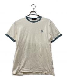 FRED PERRY（フレッドペリー）の古着「リンガーTシャツ」｜アイボリー