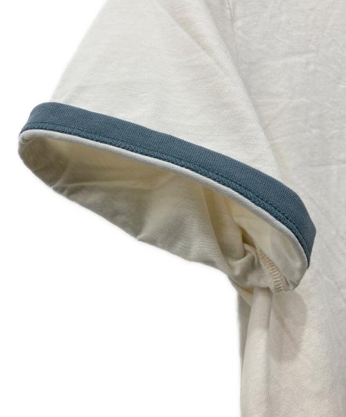 FRED PERRY（フレッドペリー）FRED PERRY (フレッドペリー) リンガーTシャツ アイボリー サイズ:Lの古着・服飾アイテム