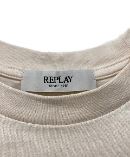 REPLAY（リプレイ）REPLAY (リプレイ) グラフィックTシャツ アイボリー サイズ:Mの古着・服飾アイテム